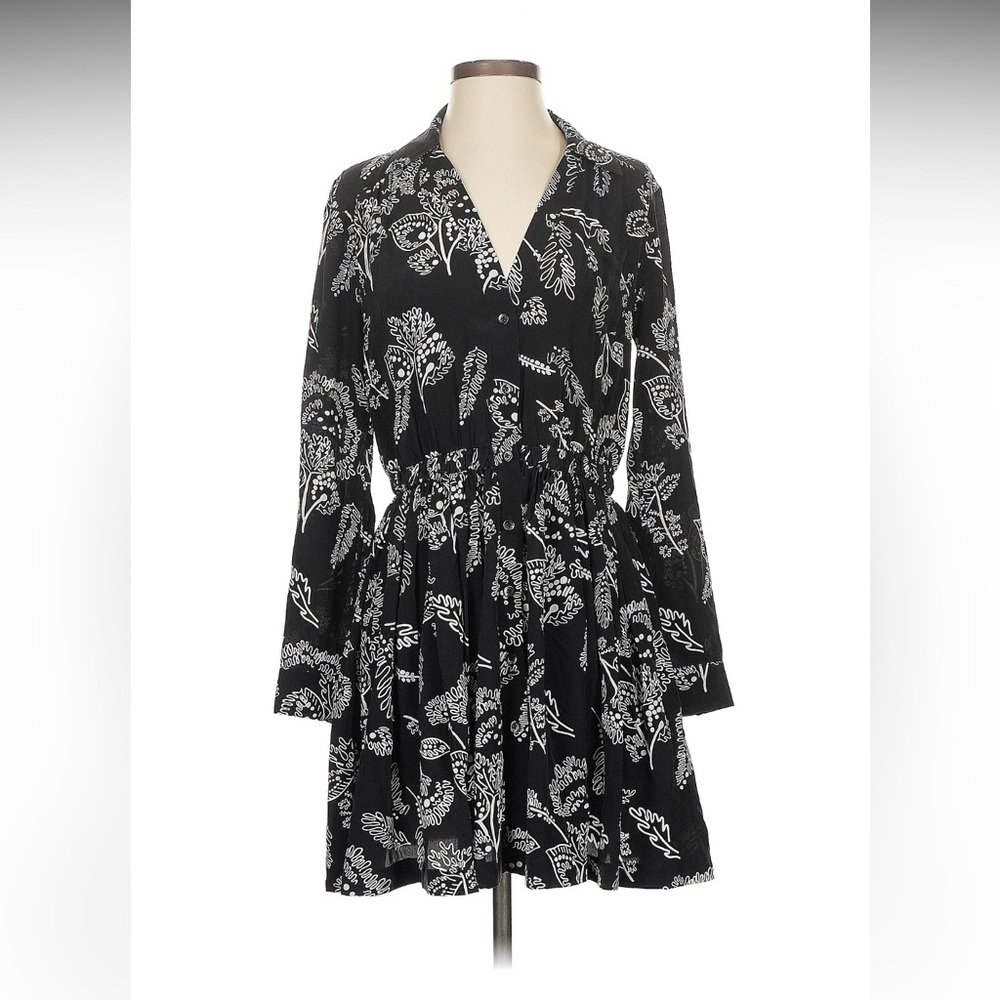 Thakoon Black and White Floral Dress